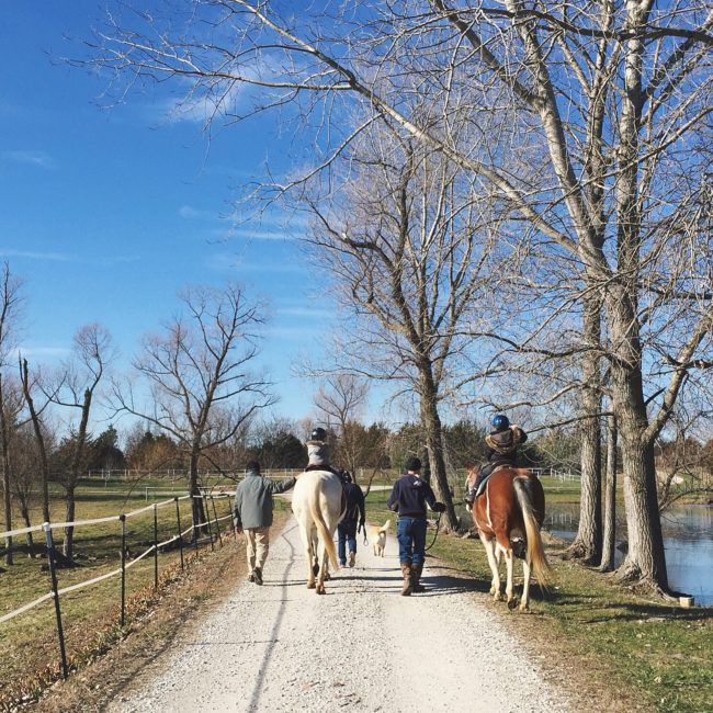 First time on horseback